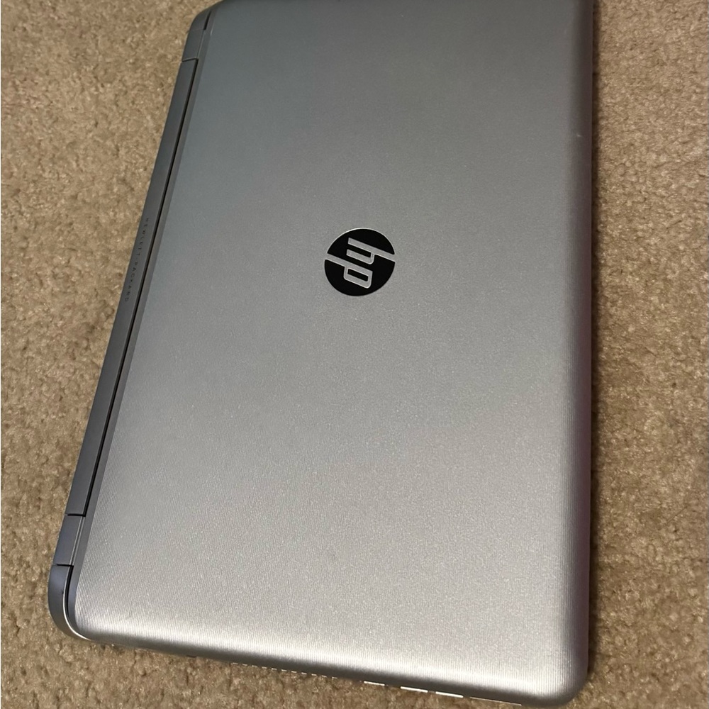 HP Sleek Gray Laptop with beatstudio